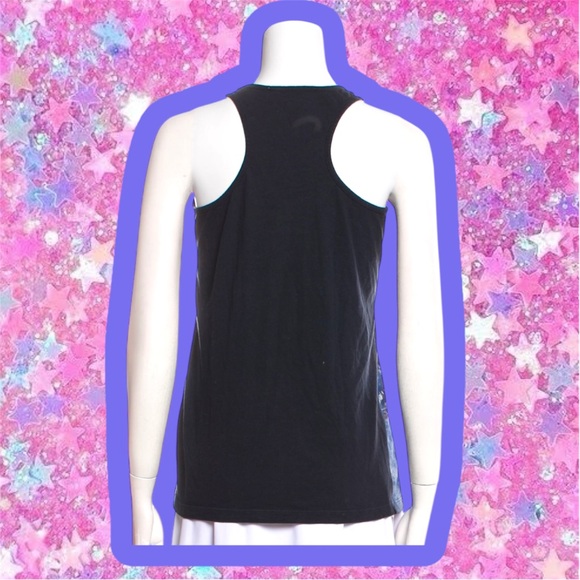 Stella McCartney Wolf Tank Top Sz 2 80s Chloe tee 90s Y2K 2000s vegan designer - Picture 5 of 15